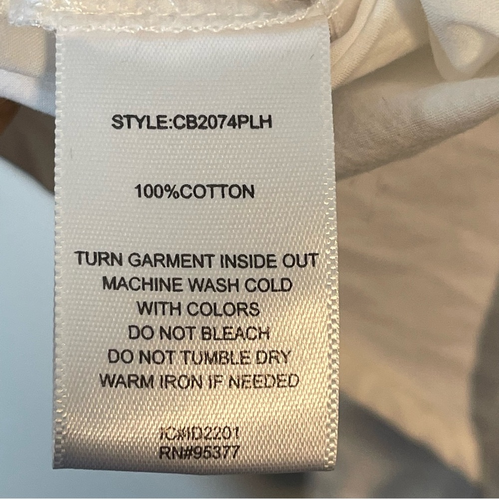 Sanctuary White Button Down Tie Front Blouse L - image 3